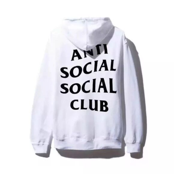 New Anti Social Social Club
DS ASSC Black Logo Cigz White Hoodie Sz S - Picture 1 of 7